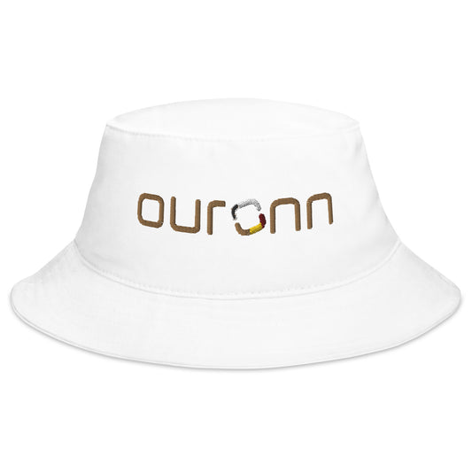 OURONN Staple Bucket Hat (White)