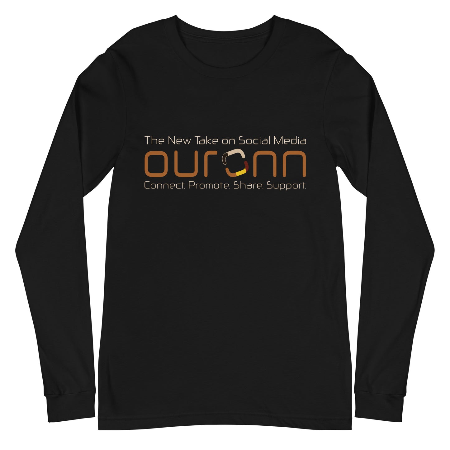 OURONN  Staple Long Sleeve Tee (Black)