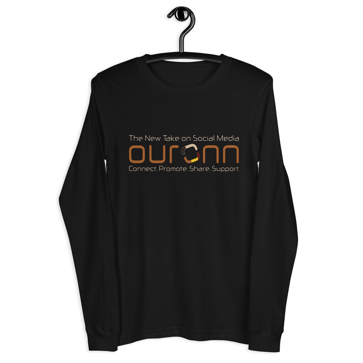 OURONN  Staple Long Sleeve Tee (Black)