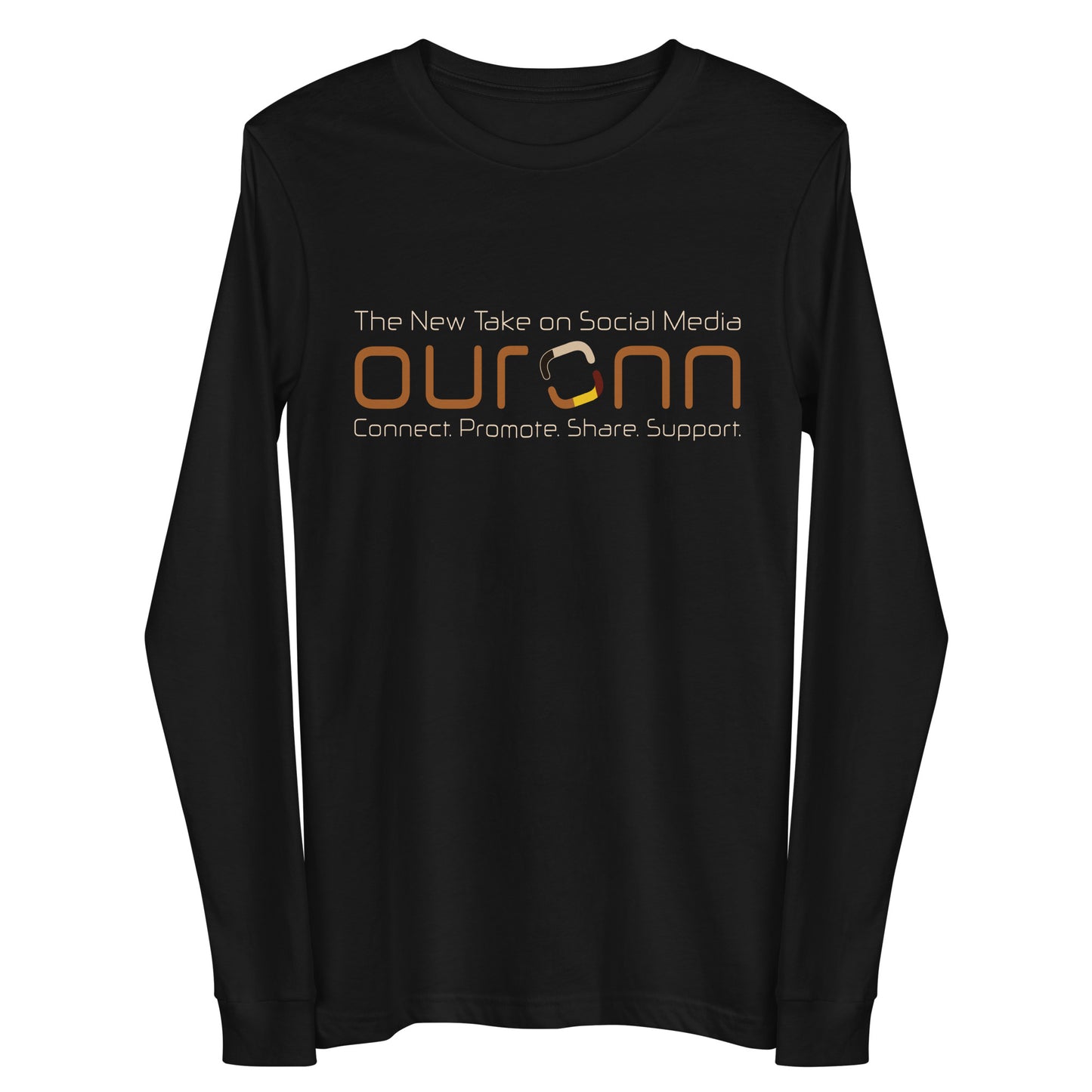 OURONN  Staple Long Sleeve Tee (Black)