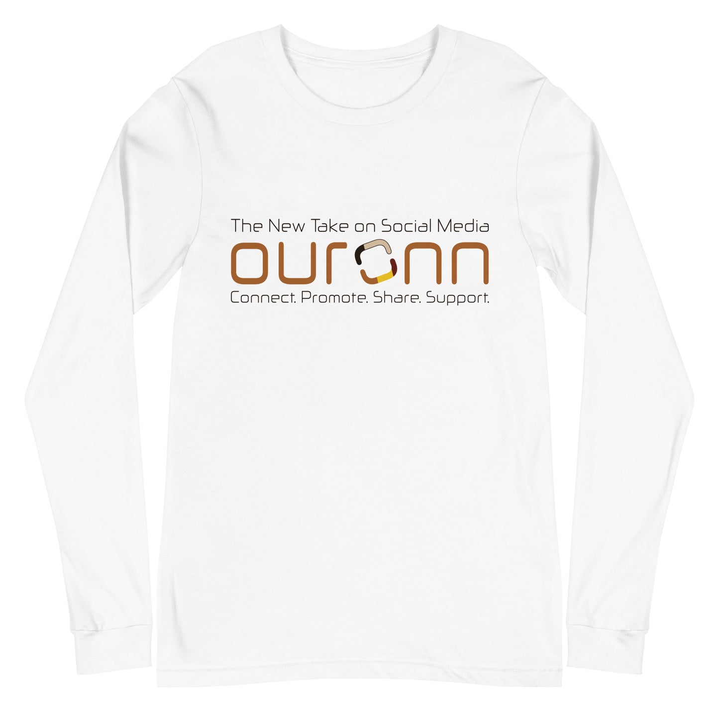 OURONN  Staple Long Sleeve Tee (White)