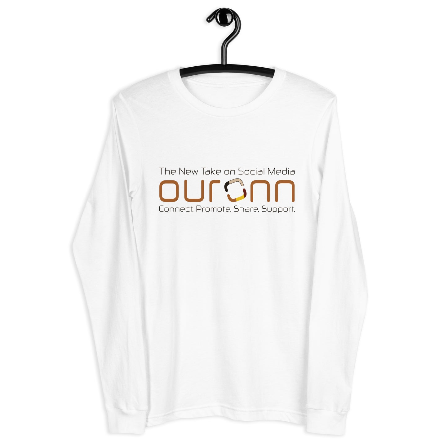 OURONN  Staple Long Sleeve Tee (White)